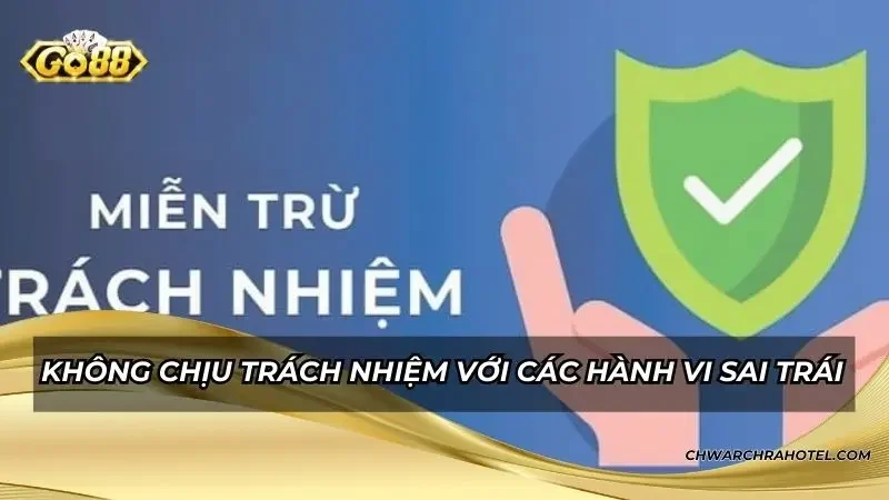 Cổng game không chịu trách nhiệm với các hành vi sai trái