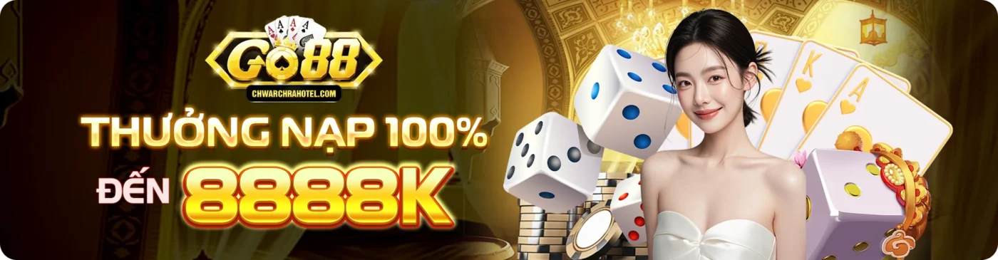 Thưởng nạp 100% đến 8888k